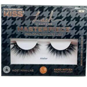 New - Kiss Lash Couture Masterpiece Atelier Faux Mink Lashes